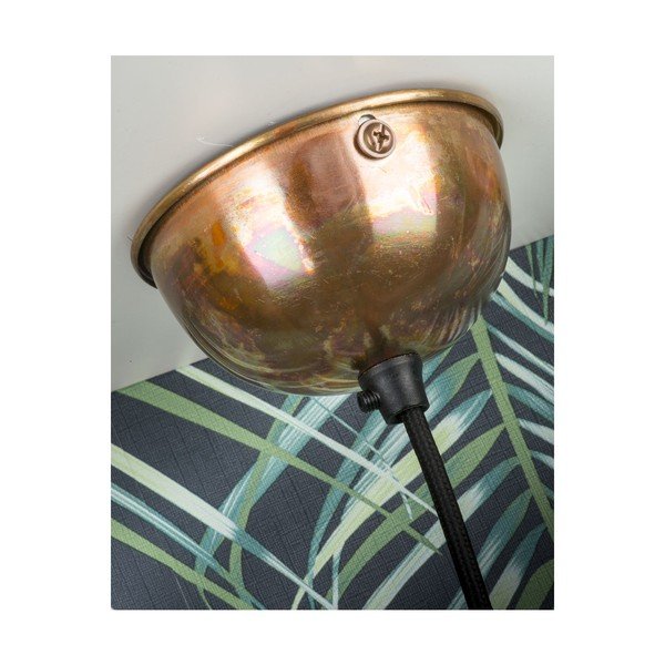 Lustră neagră/aurie cu abajur din metal ø 31 cm Meknes – it's about RoMi-image-3
