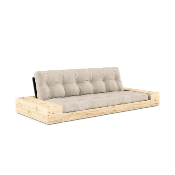 Canapea bej extensibilă 244 cm Base – Karup Design