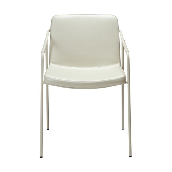 Scaun de dining crem cu cotiere Boto – DAN-FORM Denmark-image-1