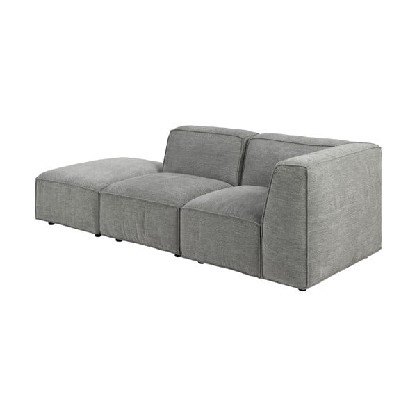 Șezlong modular Bonami Selection Fairfield, colț stânga, gri deschis-image-4