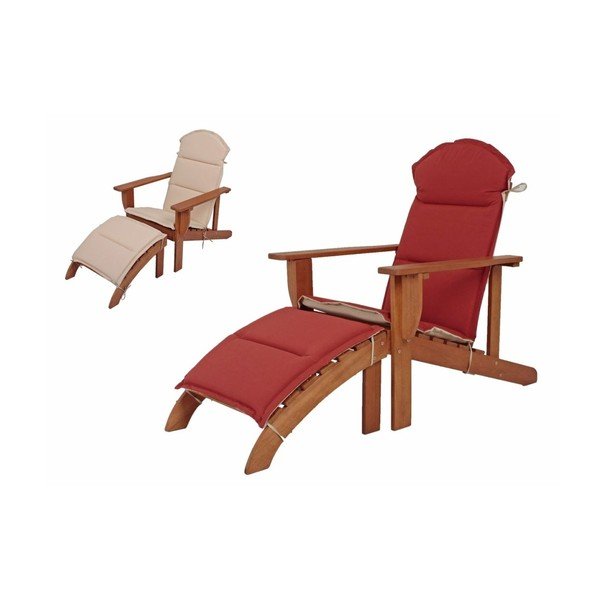 Șezlong de grădină maro din lemn masiv Harper – Garden Pleasure-image-1