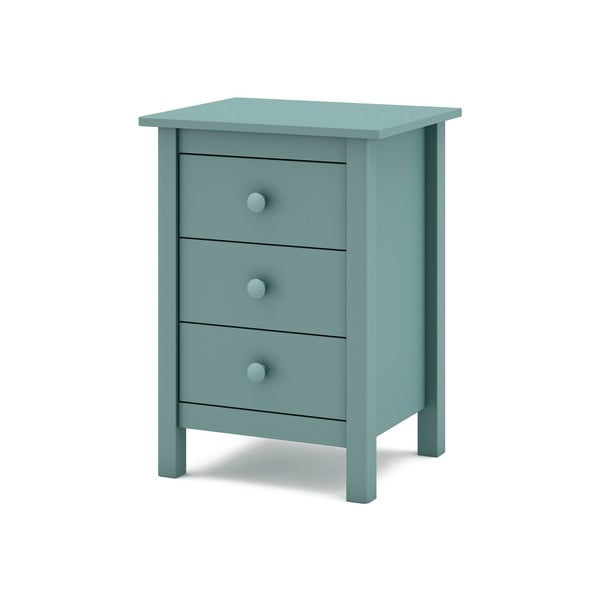 Noptieră de copii în culoarea petrolului din lemn masiv de pin Max – Marckeric-image-3