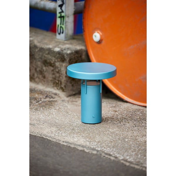 Veioză albastră LED cu intensitate reglabilă (înălțime 20 cm) BringMe – Hübsch-image-4