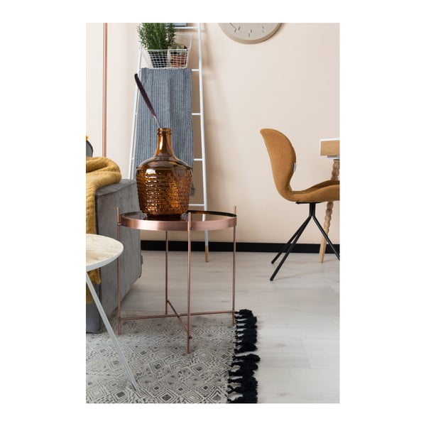 Măsuță auxiliară Zuiver Cupid, ⌀ 43 cm, arămiu-image-2