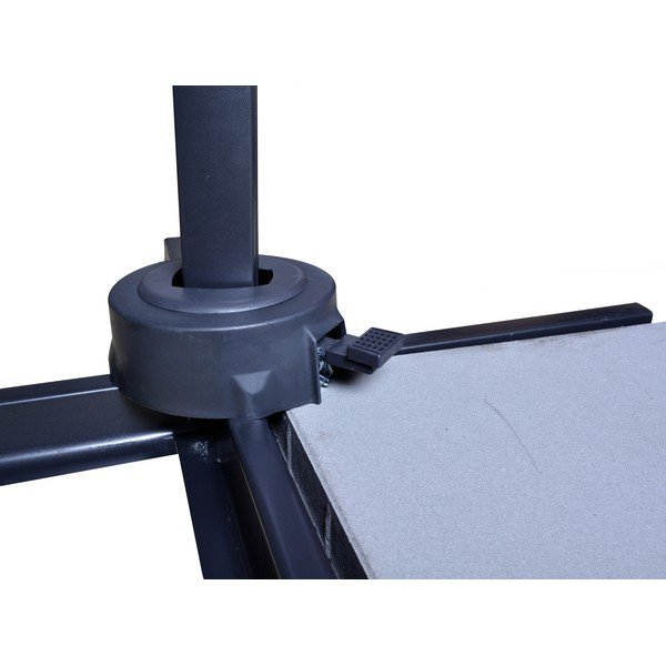 Umbrelă de soare gri 270x270 cm Cantielver - Rojaplast-image-2