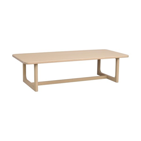 Măsuță de cafea în culoare naturală deschisă cu blat cu aspect de lemn de stejar 70x160 cm Driscoll – Rowico