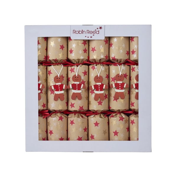Pocnitori de Crăciun în set de 6 Gingerbread - Robin Reed