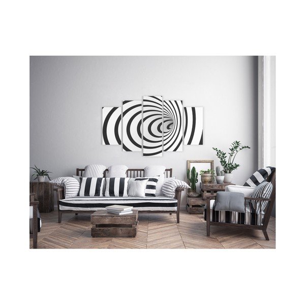 Tablou din 5 piese Styler Wire, 100 x 150 cm-image-1