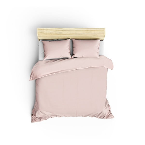 Lenjerie de pat roz pentru pat dublu 200x200 cm Paint - Mijolnir