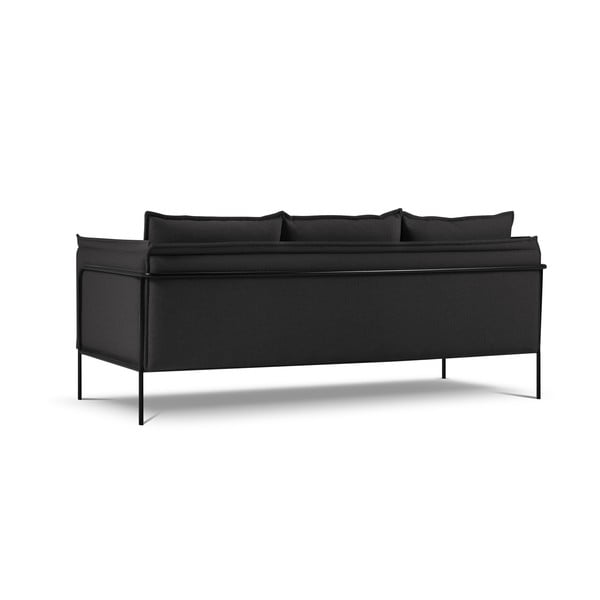 Canapea Interieurs 86 Andrea, 218 cm, negru-image-2