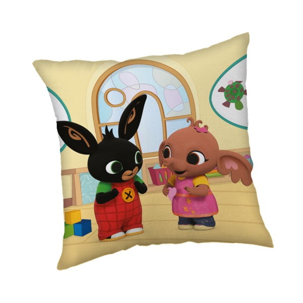 Pernă pentru copii 40x40 cm Bing Bunny  – Jerry Fabrics