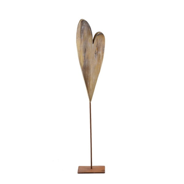 Decorațiune din lemn Ego Dekor Heart Tale, 39,5 cm