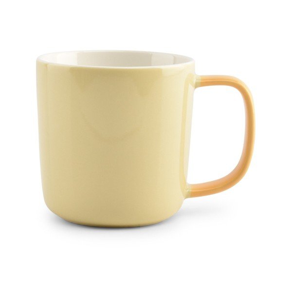 Cană galben-deschis new bone china 370 ml Mae – ONA