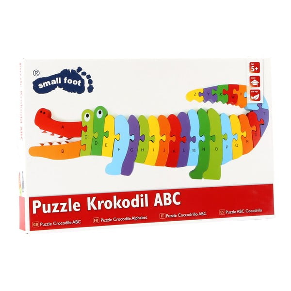 Puzzle din lemn Legler Crocodile ABC-image-3