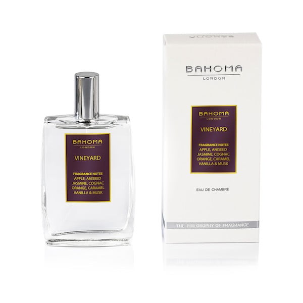 Spray de interior Bahoma White, parfum de podgorii, 100 ml