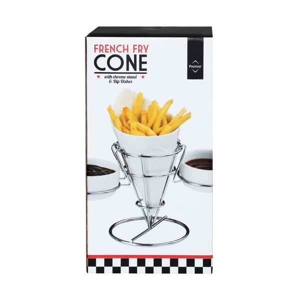Suport pentru cartofi prăjiți și sosuri Premier Housewares French Fry Cone-image-2