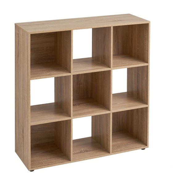 Bibliotecă   cu aspect de lemn de stejar 90x91,5 cm Cube – Casa Selección