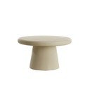 Măsuță de cafea bej rotundă ø 70 cm Kulona – Light & Living