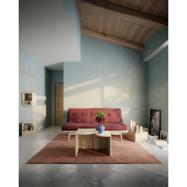 Măsuțe de cafea în culoare naturală 2 buc. din lemn de pin Combine – Karup Design-image-3