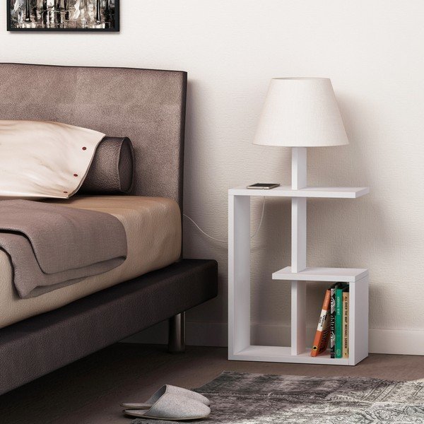 Lampadar Homitis Saly, alb-image-3