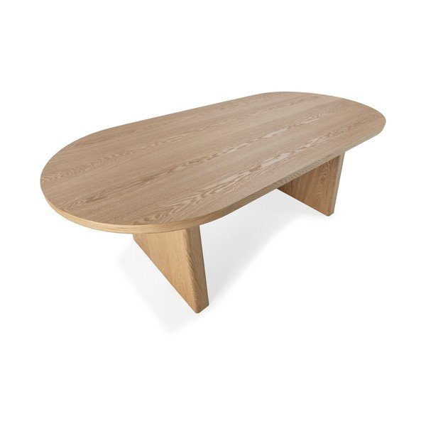 Masă de dining cu aspect de lemn de frasin 100x200 cm Blair – MOME-image-4