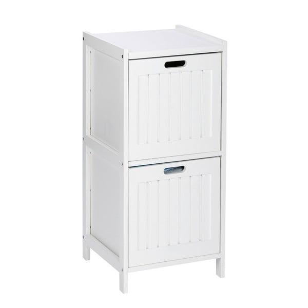 Dulap din lemn cu 2 sertare Wenko Oslo, alb-image-2