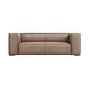 Canapea maro deschis cu tapițerie din piele 212 cm Madame – Windsor & Co Sofas
