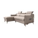 Colțar bej extensibil (cu colț pe partea stângă ) Sweet Harmony – Miuform