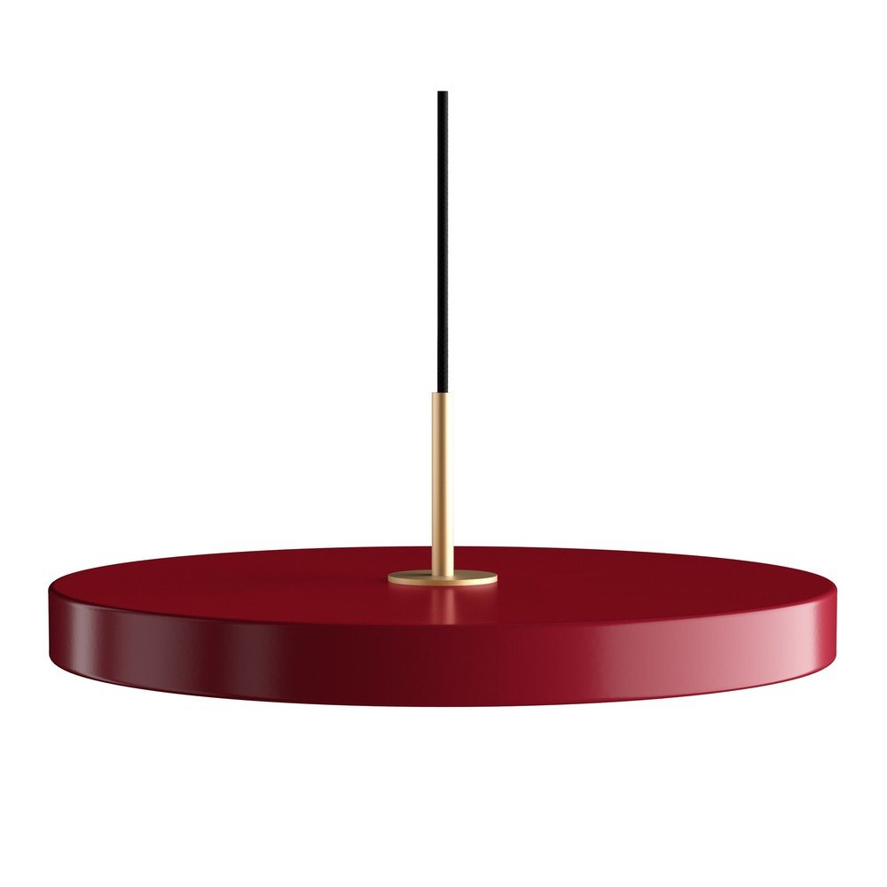 Lustră roșie LED cu abajur din metal ø 43 cm Asteria Medium – UMAGE