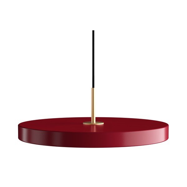 Lustră roșie LED cu abajur din metal ø 43 cm Asteria Medium – UMAGE