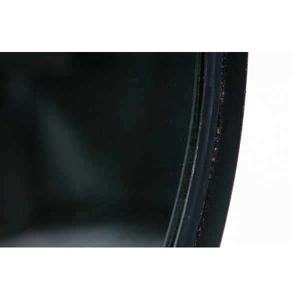 Oglindă de perete cu ramă neagră WOOOD Lauren, Ø 80 cm-image-4