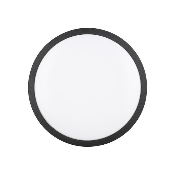 Plafonieră neagră LED ø 40 cm Iseo – Trio-image-4