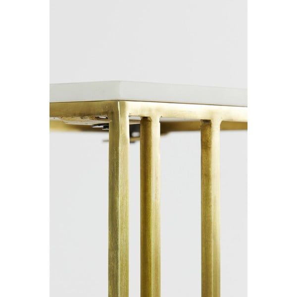 Măsuță auxiliară cu blat cu aspect de marmură 31x41 cm Roshan – Light & Living-image-1