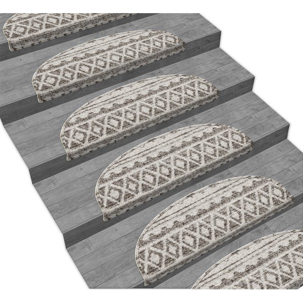 Covorașe pentru scări gri în set de 16 bucăți 65x20 cm Cottage Warmth - Vitaus-image-1