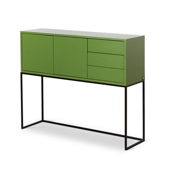 Comodă verde joasă 113x88,5 cm Scott – Really Nice Things-image-2
