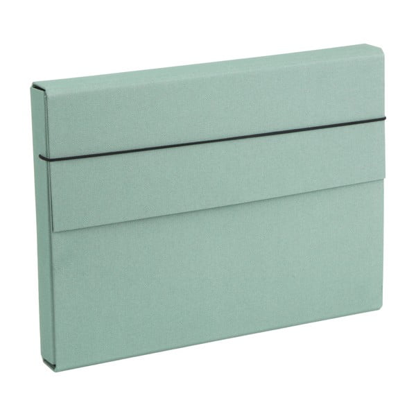 Organizator verde din carton Olof Canvas Paper Laminate – Bigso