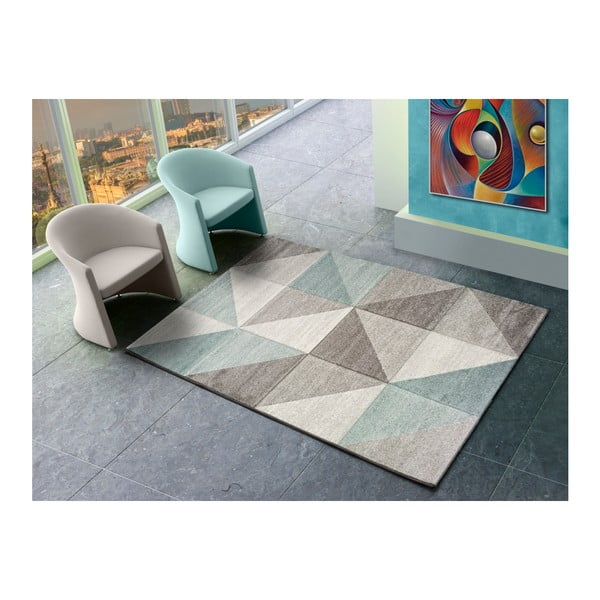 Covor Universal Retudo Naia, 80 x 150 cm, gri-albastru-image-1