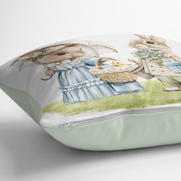 Fețe de pernă 4 buc. 43x43 cm cu model de Paști – Mila Home-image-1
