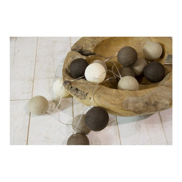 Fructieră din lemn de tec HSM Collection Mara, ⌀ 20 cm-image-1