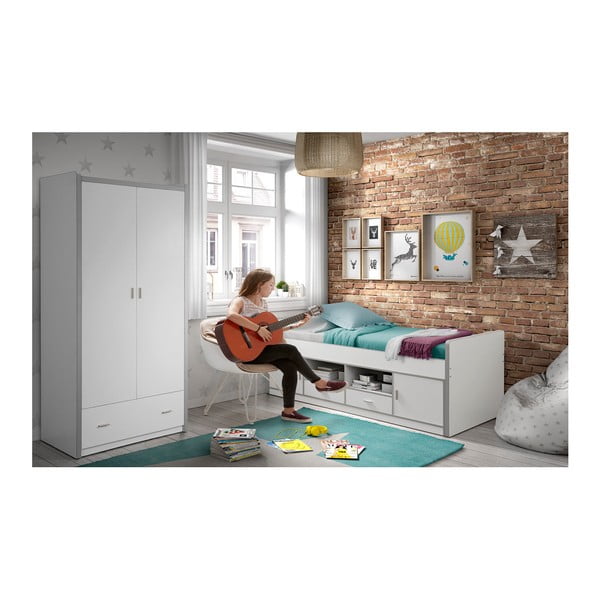 Dulap Vipack Bonny, 202 x 96,5 cm, alb-image-2