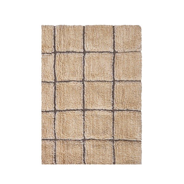 Covor chihlimbar țesut manual din lână 170x240 cm Mosaic Amber – Lorena Canals-image-4