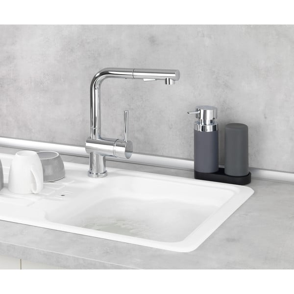 Set pentru spălat vase gri din silicon Easy Squeez-e – Wenko-image-1