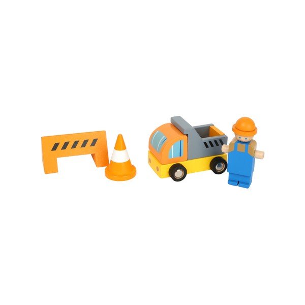 Macara din lemn pentru copii Legler Construction-image-1