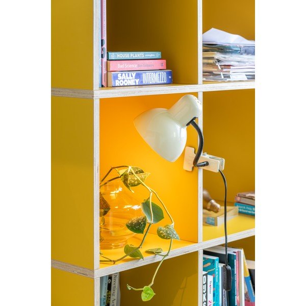 Veioză bej din metal (înălțime 33,5 cm) New Retro – Leitmotiv-image-1