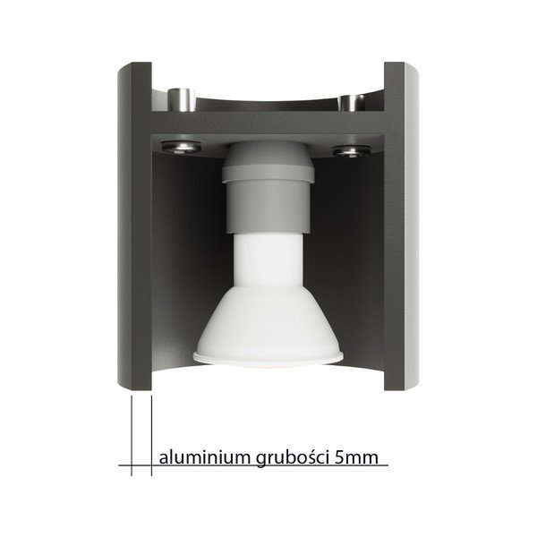 Aplică de perete neagră Vulco – Sollux-image-4