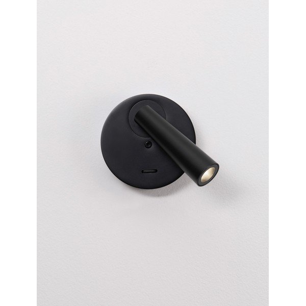 Spot negru mat LED cu structură flexibilă din aluminiu 7x10 cm Tico – Nova Luce-image-4