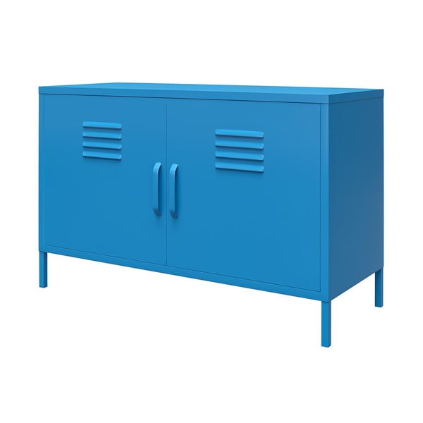 Dulap metalic albastru Novogratz Cache, 100 x 64 cm-image-2