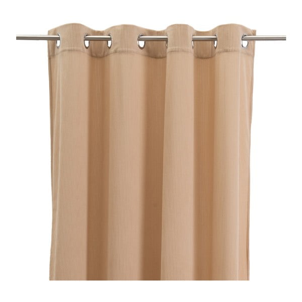 Draperie maro deschis din catifea reiată 140x260 cm Merely – Casa Selección