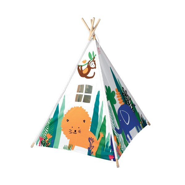 Cort teepee cu modele de junglă Rex London-image-1