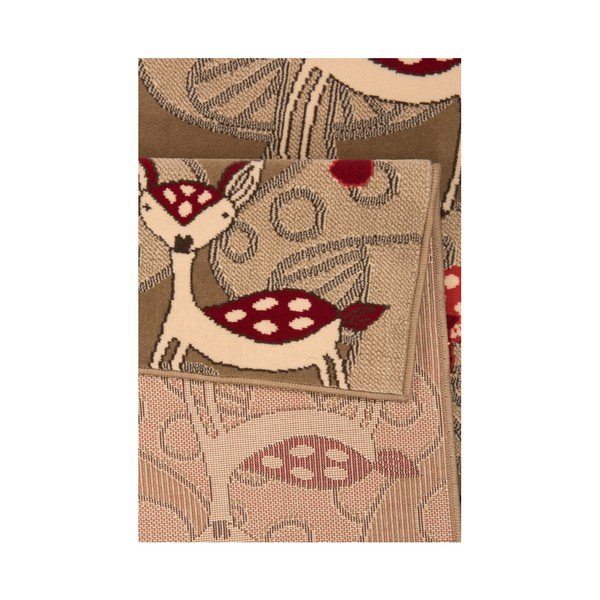 Covor Zala Living Deer, 140 x 200 cm, maro-image-2